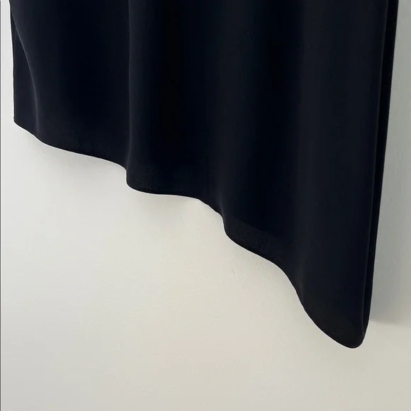 Eileen Fisher 100% Silk Black Asymmetrical Scoop-Neck Sleeveless Top Size XL - Picture 7 of 11